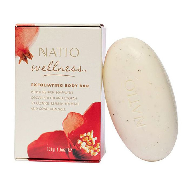 Natio Wellness Exfoliating Body Bar 130g 