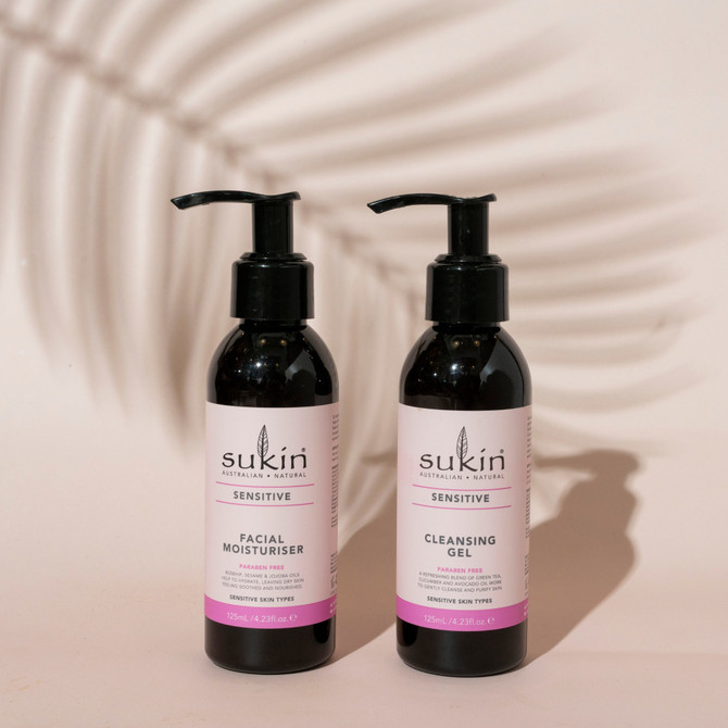 SUKIN SENSITIVE FACIAL MOISTURISER 125ML