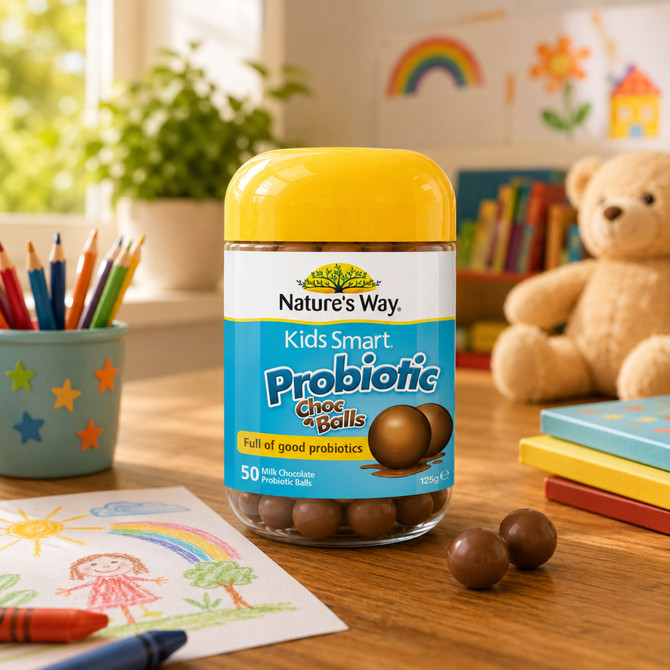Kids Smart Probiotic Choc Balls 125g