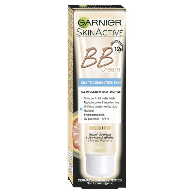 Garnier Skin Naturals BB Cream Oil Free SPF 15 Light