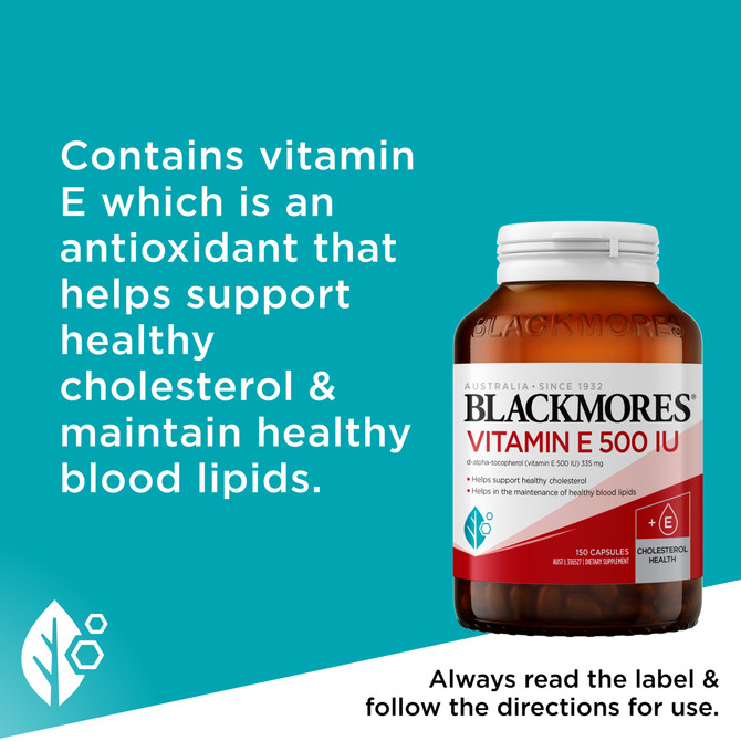 Blackmores Vitamin E 500 IU 150 Capsules