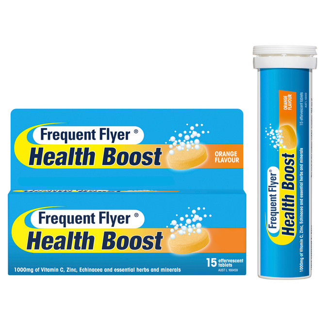 Frequent Flyer Health Boost Orange 15 Tablets