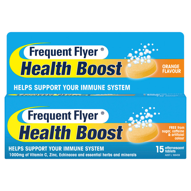 Frequent Flyer Health Boost Orange 15 Tablets