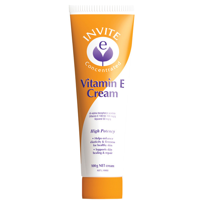 Invite E Concentrated Vitamin E Cream 100g