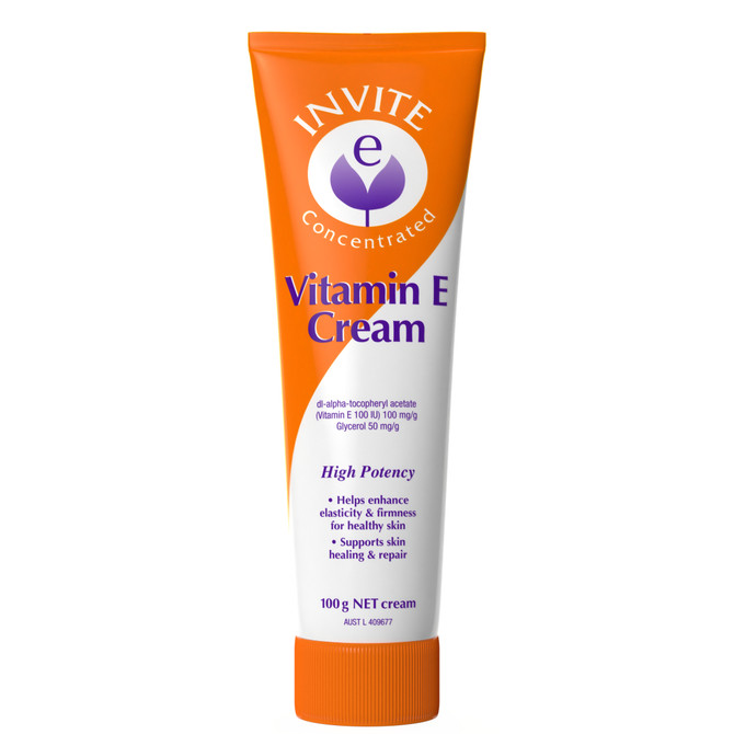 Invite E Concentrated Vitamin E Cream 100g