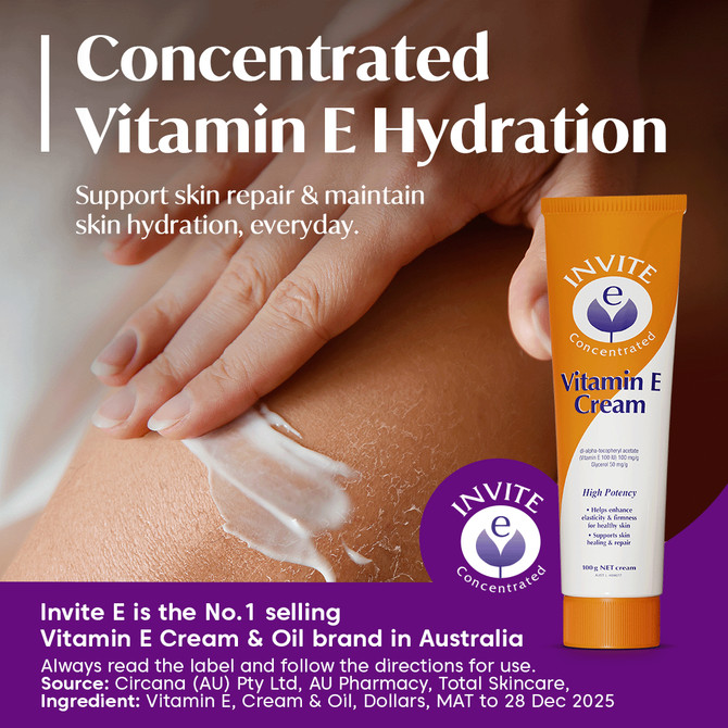 Invite E Concentrated Vitamin E Cream 100g