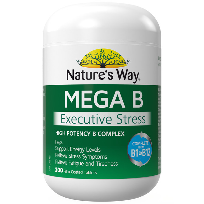 Nature's Way Mega B 200 Tablets