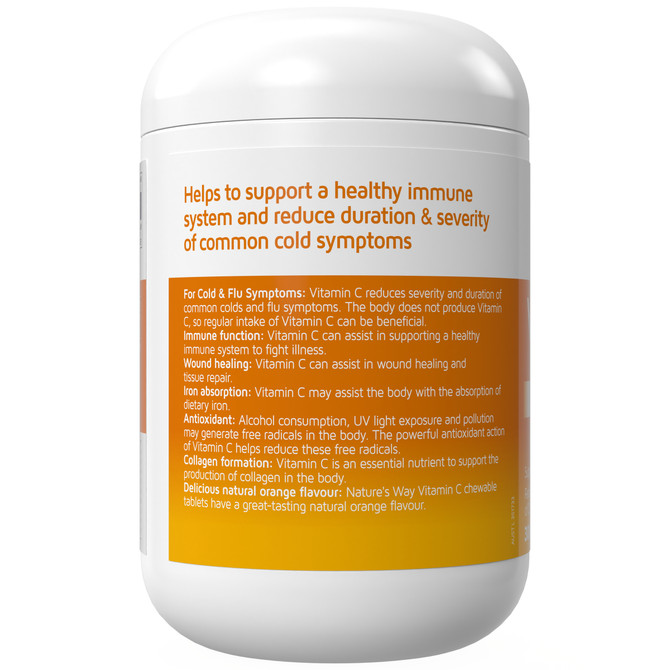 Nature's Way Sugarless Vitamin C 500mg 300s