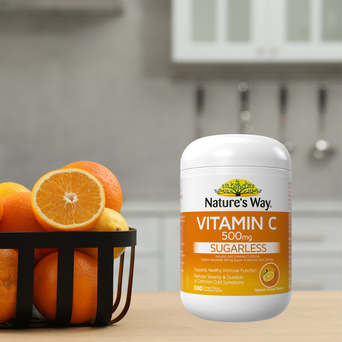 Nature's Way Sugarless Vitamin C 500mg 300s