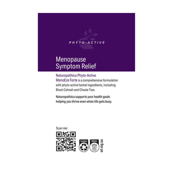 Naturopathica Phyto-Active MenoEze Forte 90s