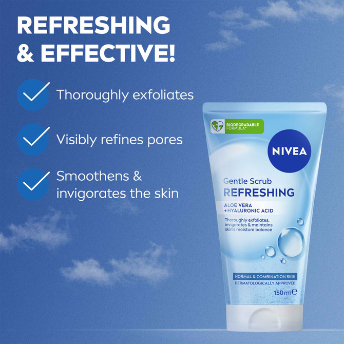 NIVEA Refreshing Gentle Scrub 150ml