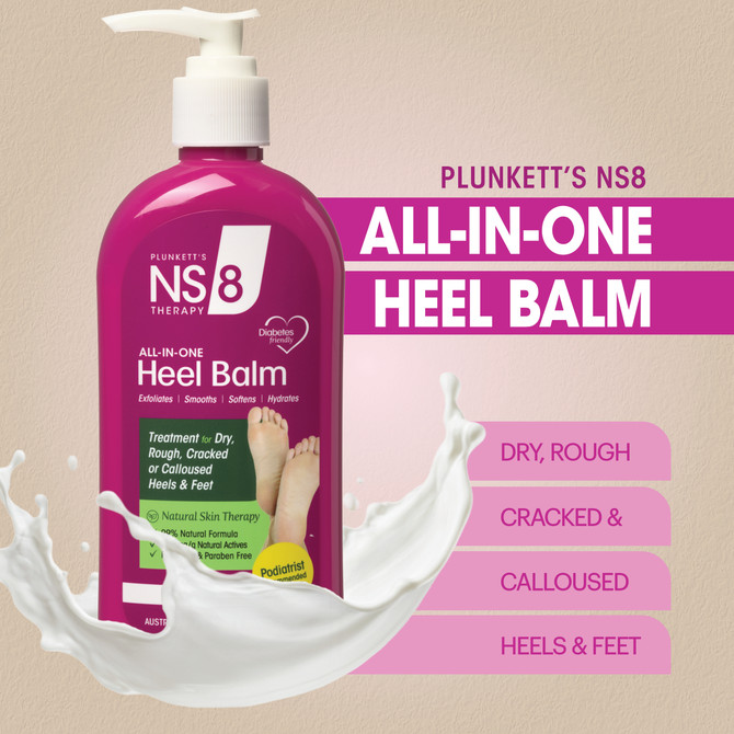 Plunkett's NS8 All-In-One Heel Balm 250mL
