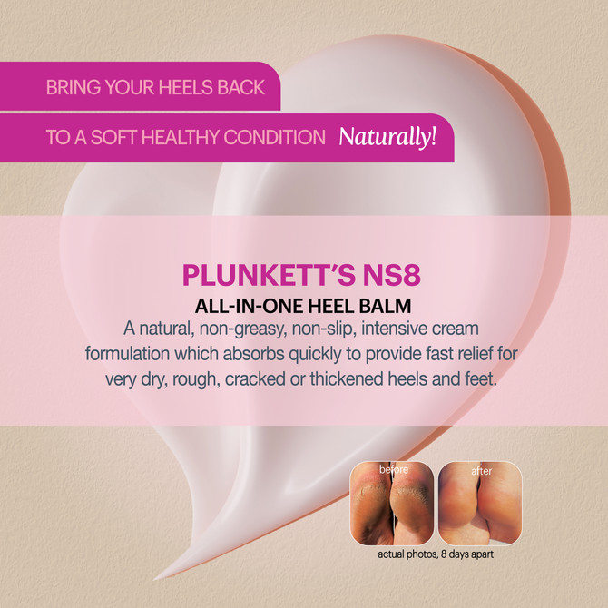 Plunkett's NS8 All-In-One Heel Balm 250mL
