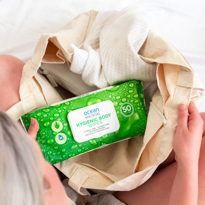 Ocean Healthcare Hygienic Body Wipes 50 Pack
