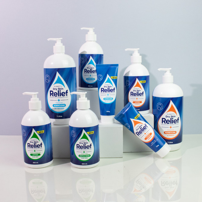 Plunkett's Dry Skin Relief Premium Sorbolene 10% Glycerin 1 Litre