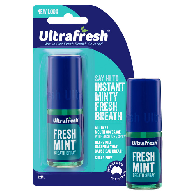 Ultrafresh Breath Spray Fresh Mint 12mL