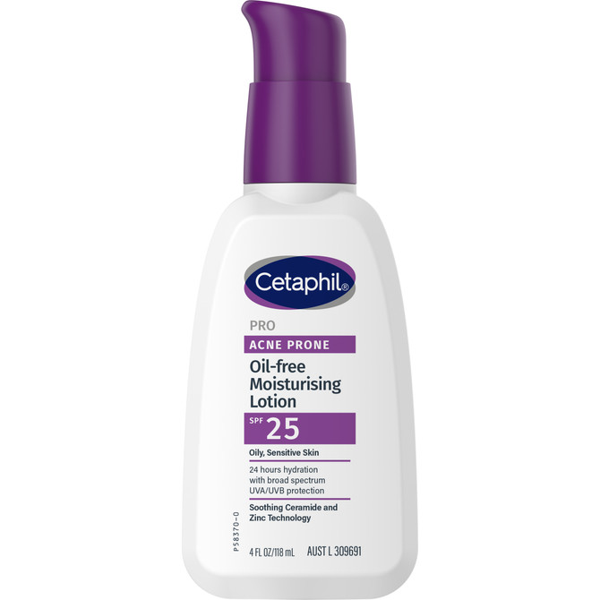 Cetaphil Pro Acne Prone Oil-Free Moisturising Lotion SPF25 118mL
