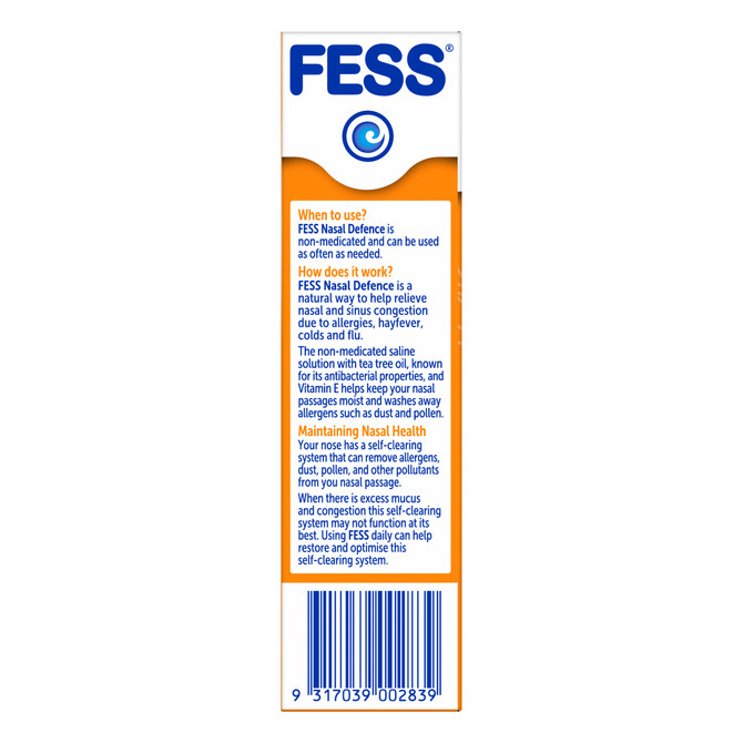 FESS Nasal Defence Saline Spray 30mL