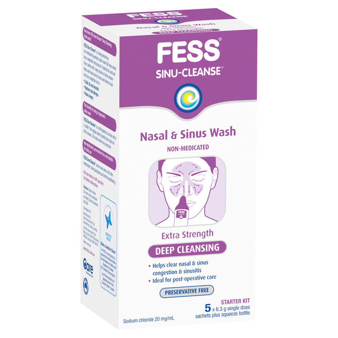 Fess Sinu-Cleanse Nasal & Sinus Wash Starter Kit