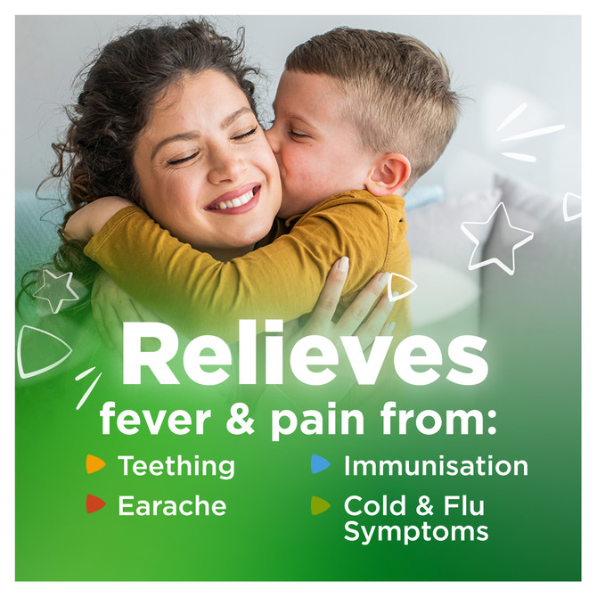 Panadol Children 1-5 years Colourfree Suspension, Orange Flavour, 200mL