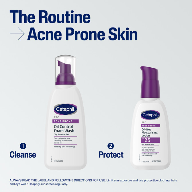 Cetaphil Pro Acne Prone Oil Control Foam Wash 236mL