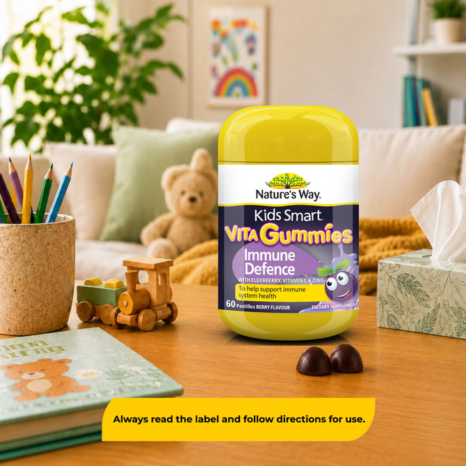 Nature's Way Kids Smart Vita Gummies Immune Defence 60's