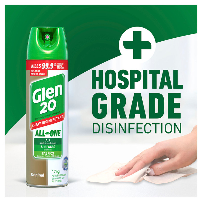 Glen 20 Spray Disinfectant All-In-One Original 175g