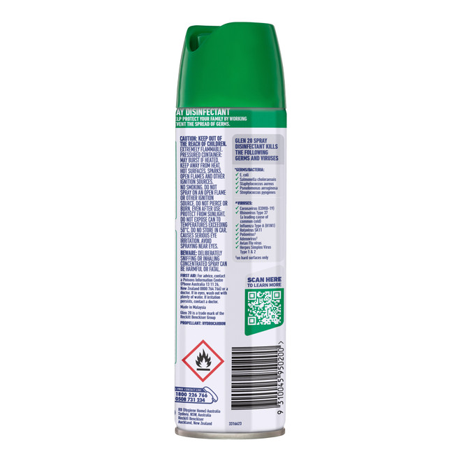 Glen 20 Spray Disinfectant All-In-One Original 175g