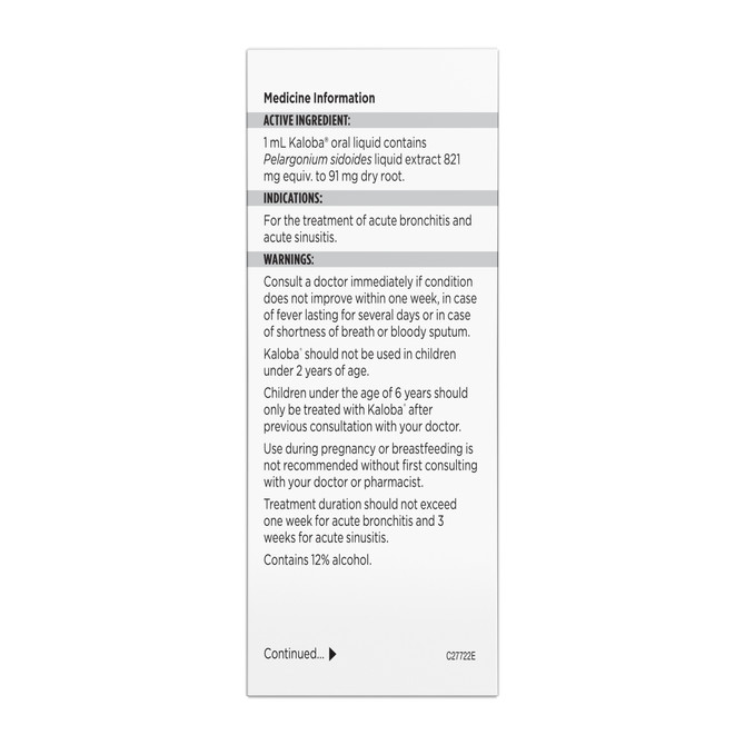 Blackmores Kaloba® Liquid 50mL Oral Liquid