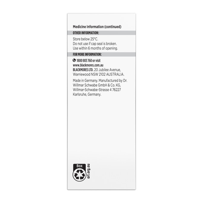 Blackmores Kaloba® Liquid 50mL Oral Liquid