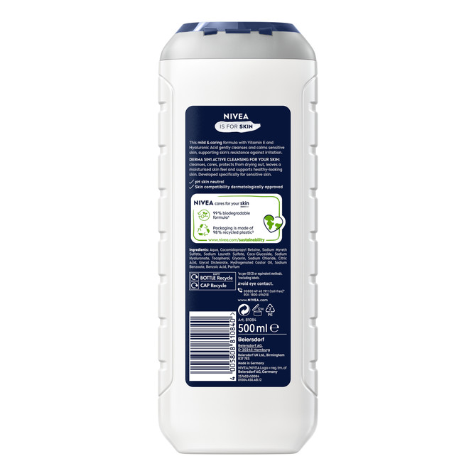 NIVEA MEN Sensitive Shower Gel 500ml