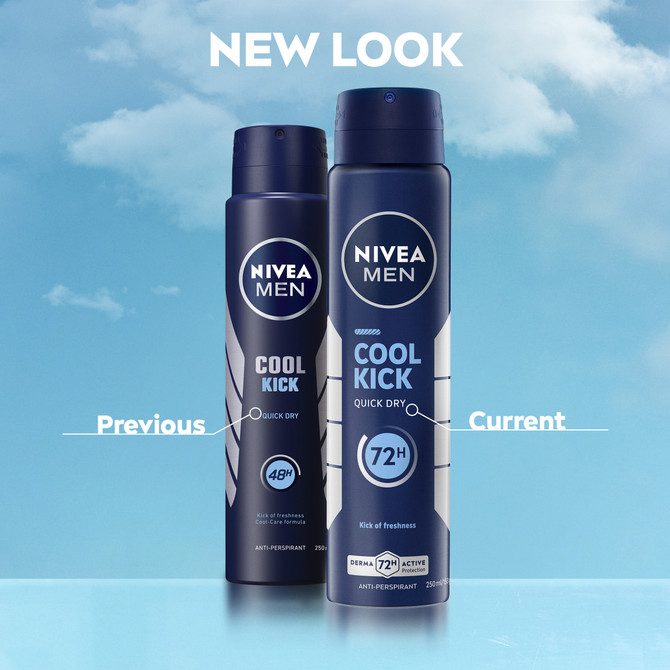 NIVEA MEN Cool Kick Anti-Perspirant Aerosol 250ml