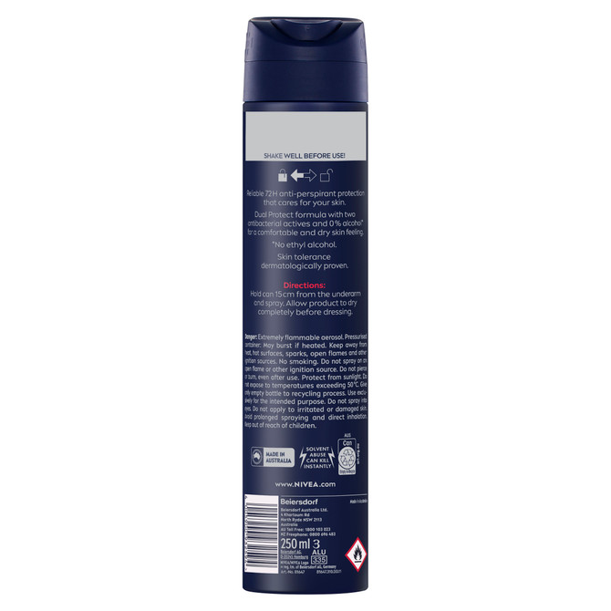 NIVEA MEN Intense Protection Sport Anti-Perspirant Aerosol 250ml