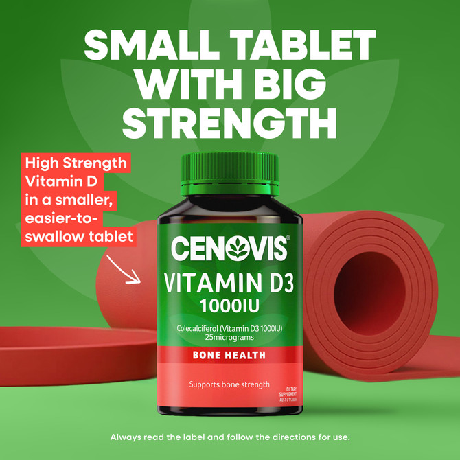 Cenovis Vitamin D3 1000IU  200 Tablets