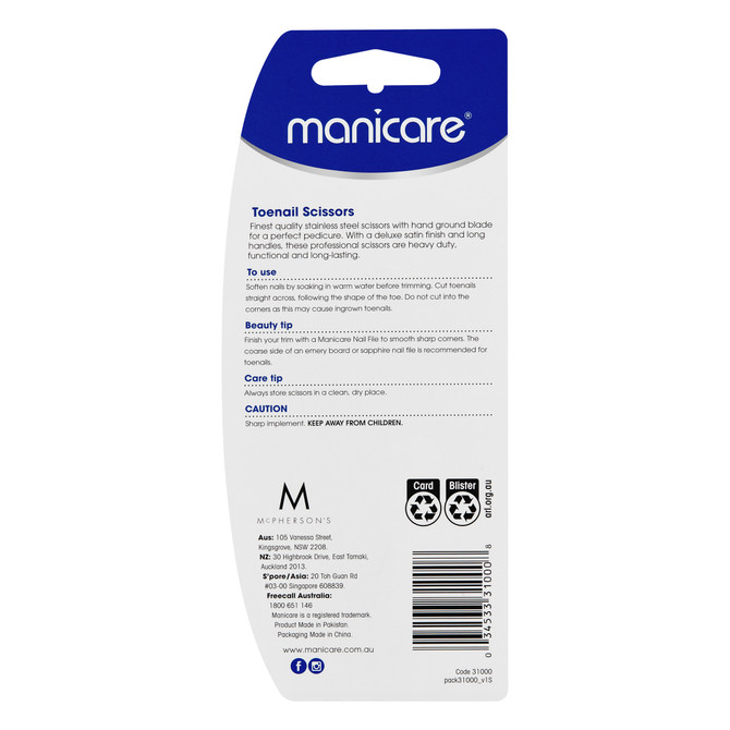 Manicare Toenail Scissors