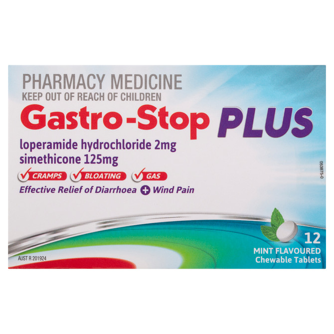 Gastro-Stop Plus Chewable Tablets x 12