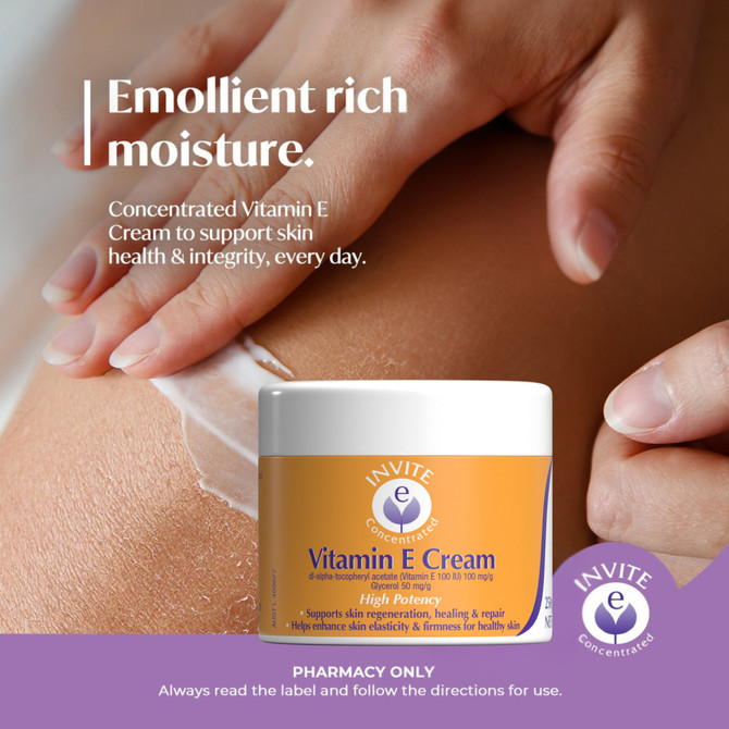 Invite E Concentrated Vitamin E Cream 250g Jar