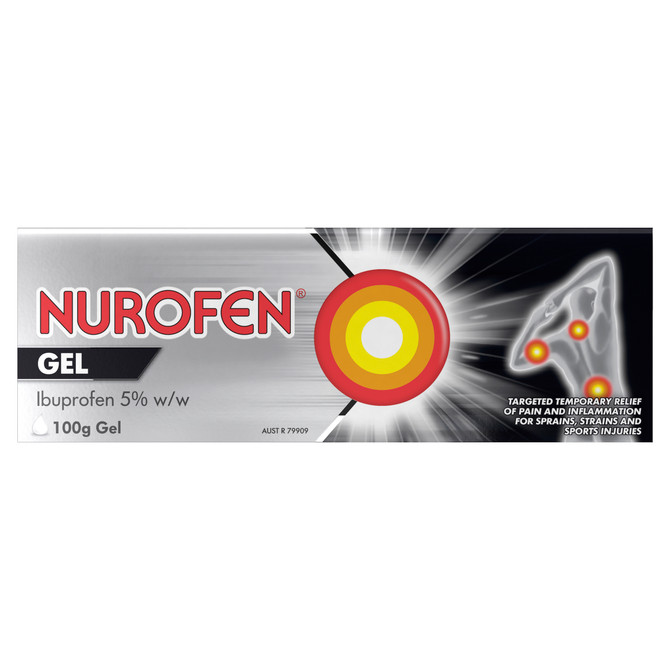 Nurofen Pain and Inflammation Relief Gel 5% Ibuprofen 100g
