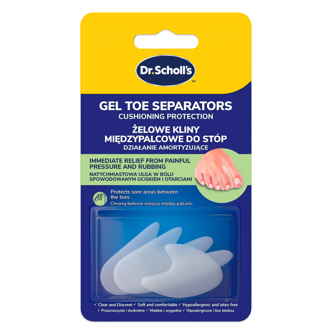 Dr.Scholl's Gel Toe Separators Cushioning Protection
