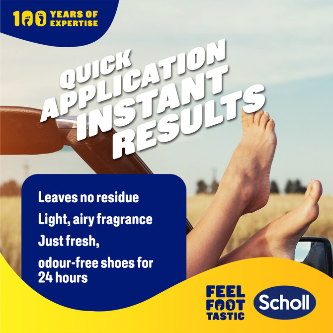 Scholl Fresh Step Antiperspirant Foot Spray 96g