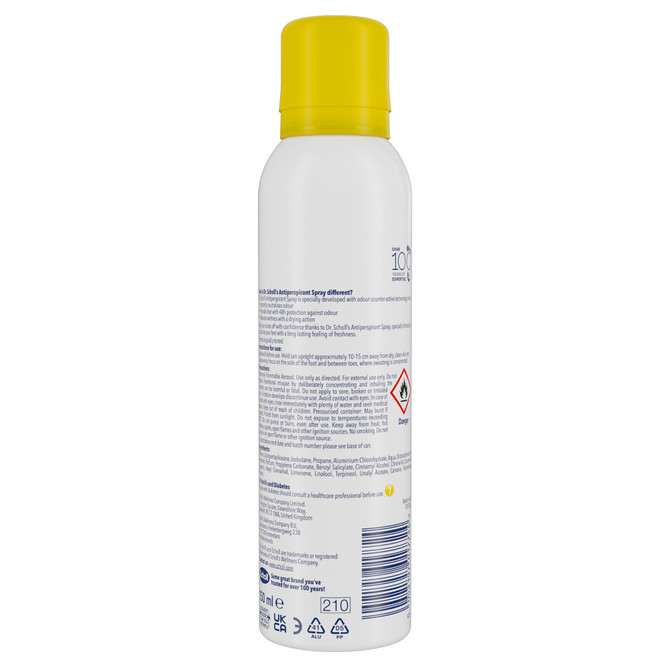 Dr.Scholl's Foot Antiperspirant Spray 150ml
