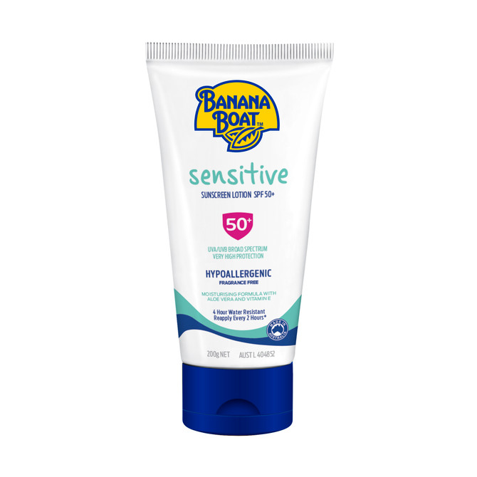 Banana Boat Sensitive Sunscreen Lotion SPF 50+ 200g