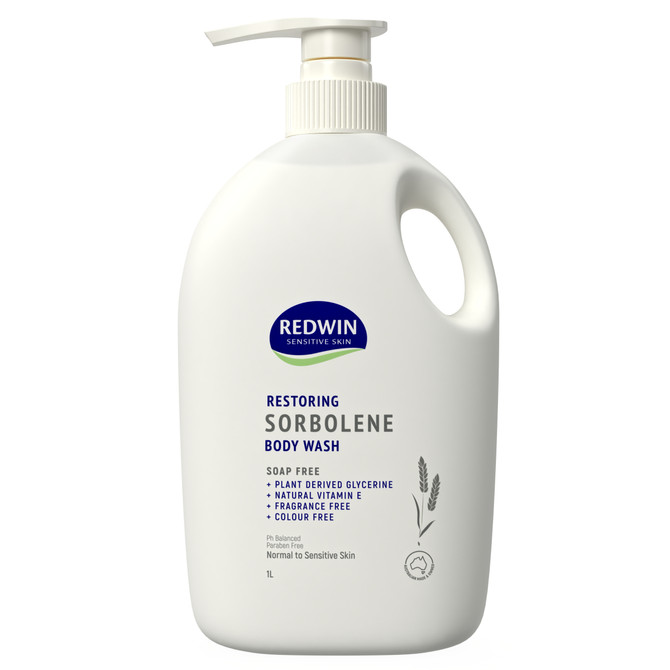 Redwin Sorbolene Body Wash with Vitamin E 1L