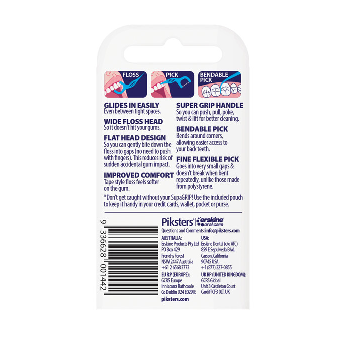 Piksters SupaGRIP Floss Picks 20pk