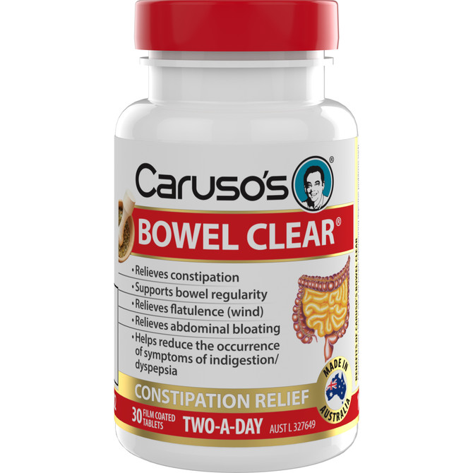 Caruso's Bowel Clear® 30 Tablets