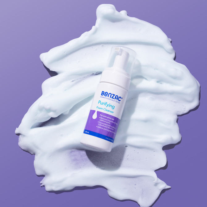 Benzac Purifying Foam Cleanser 130mL