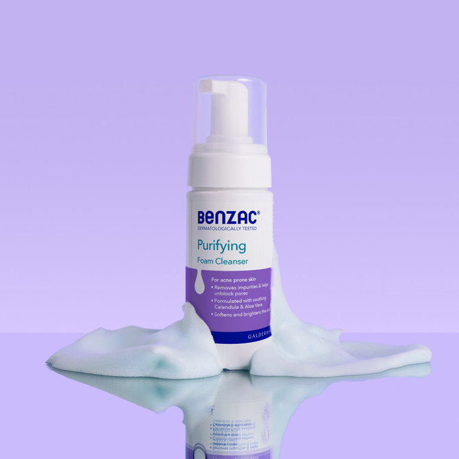 Benzac Purifying Foam Cleanser 130mL