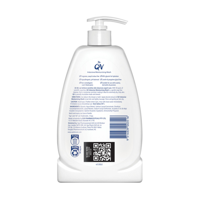 QV Intensive Moisturising Cleanser 500g