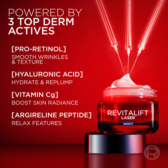 L'Oreal Revitalift Laser Anti-Ageing Night Cream 50ml