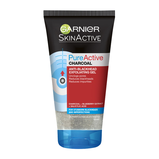 Garnier Pure Active Anti-Blackhead Charcoal Exfoliating Gel